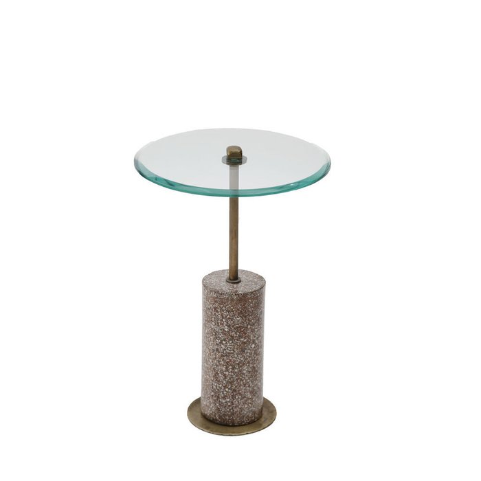Столик приставной Tarrazzo с прозрачной столешницей - купить Кофейные столики по цене 26910.0