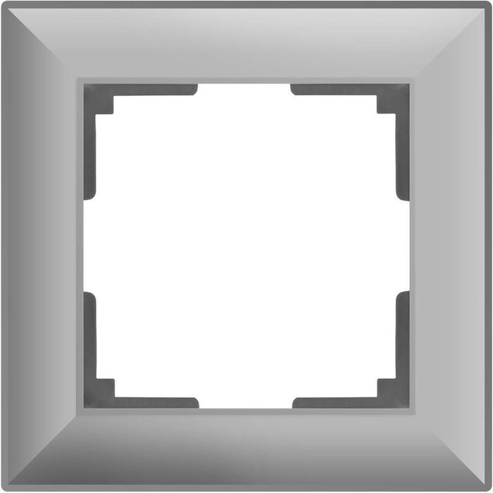 Рамка Fiore на 1 пост серого цвета