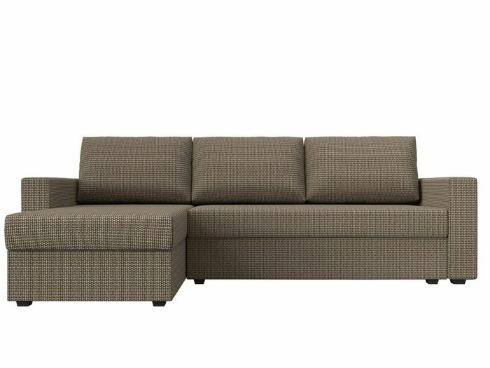 Угловой диван-кровать Траумберг Лайт бежево-коричневого цвета левый угол - купить Угловые диваны по цене 25999.0