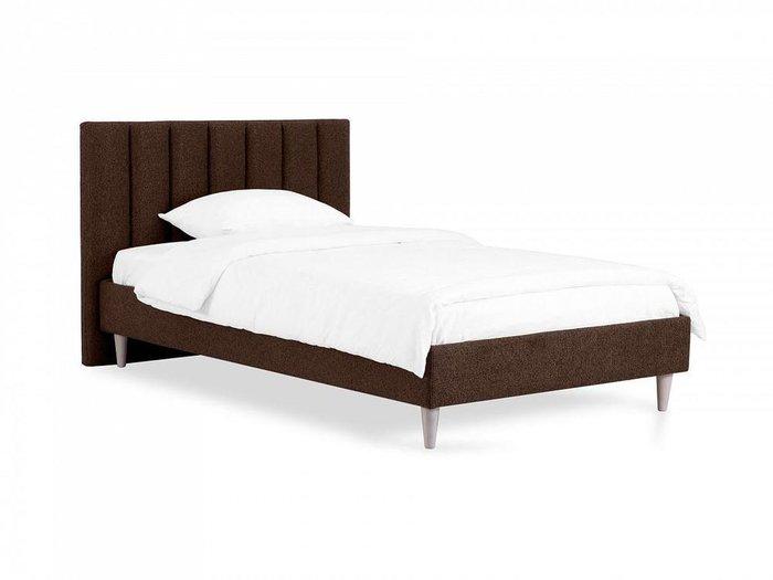 Кровать Prince Louis L 120х200 темно-коричневого цвета 