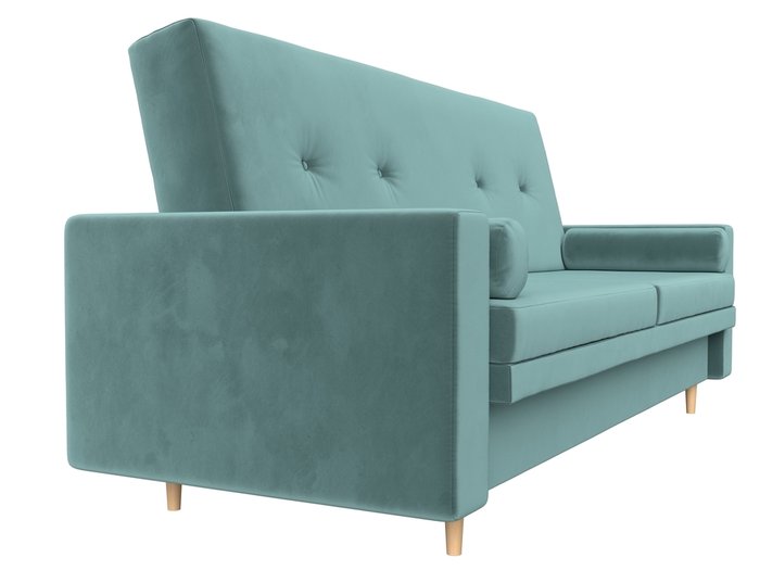 Прямой диван-кровать Белфаст темно-бирюзового цвета (книжка) - лучшие Прямые диваны в INMYROOM