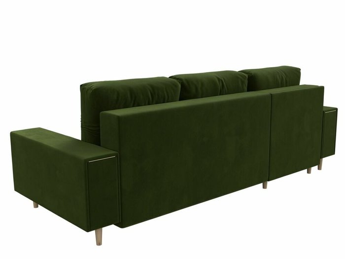 Угловой диван-кровать Шанхай зеленого цвета угол левый - лучшие Угловые диваны в INMYROOM Угловой диван-кровать Шанхай зеленого цвета угол левый - лучшие Угловые диваны в INMYROOM