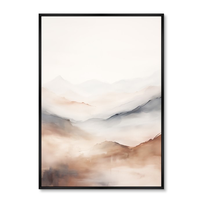 Репродукция картины Landscape collection, Up from, 2024г.