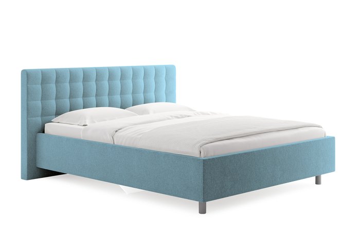 Кровать Siena 180х200 голубого цвета без основания и подъемного механизма