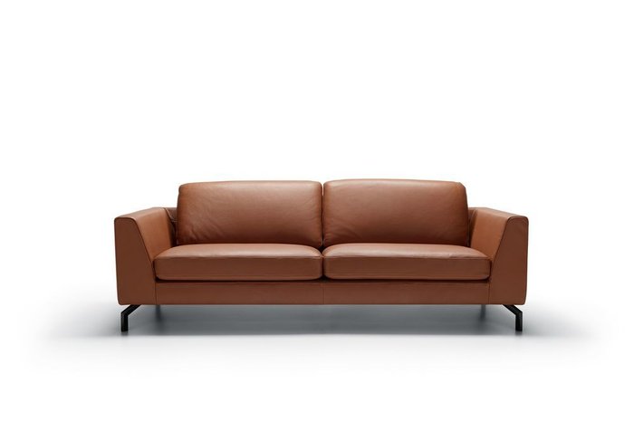 Диван Ohio коричневого цвета - лучшие Прямые диваны в INMYROOM