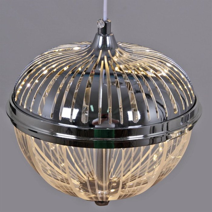 Подвесной светильник 05859-0.9-03 CR (пластик, цвет прозрачный) - купить Подвесные светильники по цене 8030