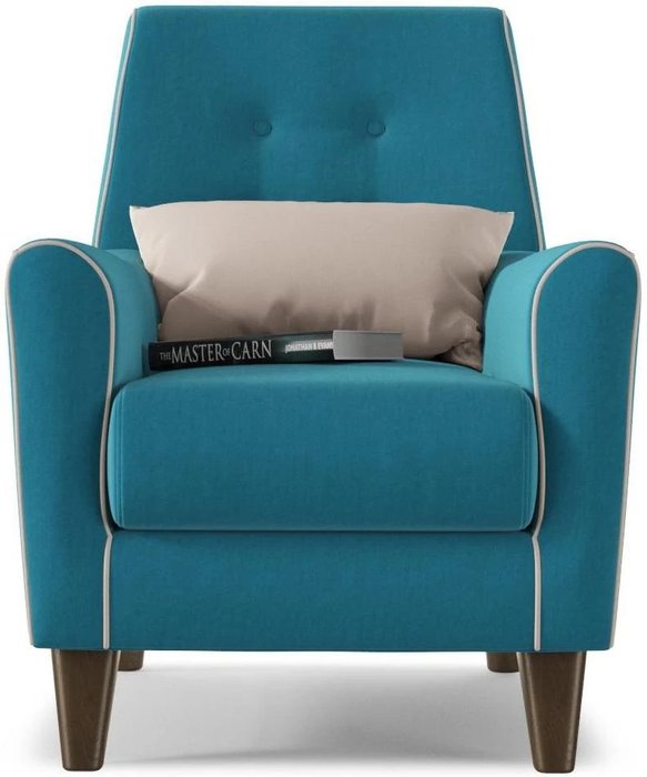 Кресло Френсис Флэтфорд Arabella голубого цвета - лучшие Интерьерные кресла в INMYROOM