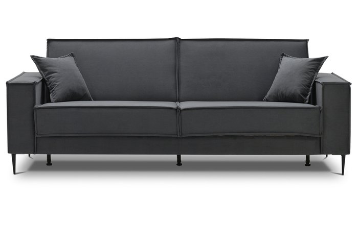Диван-кровать Авиньон серого цвета - купить Прямые диваны по цене 38800.0