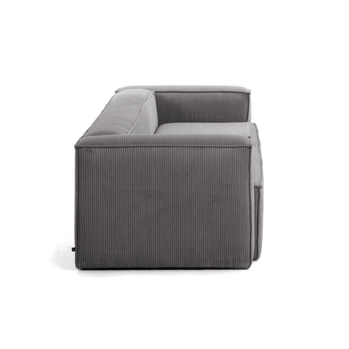  Двухместный диван Blok Grey с вельветовой обивкой - лучшие Прямые диваны в INMYROOM