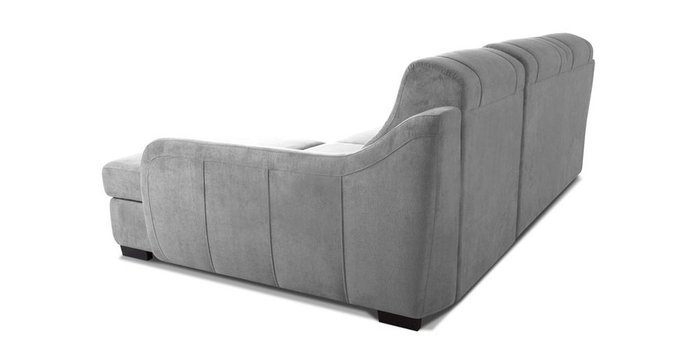 Угловой диван-кровать Ройс серого цвета - лучшие Угловые диваны в INMYROOM