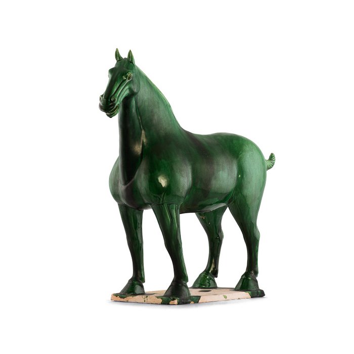 Статуэтка конь Gezellig большой зеленого цвета
