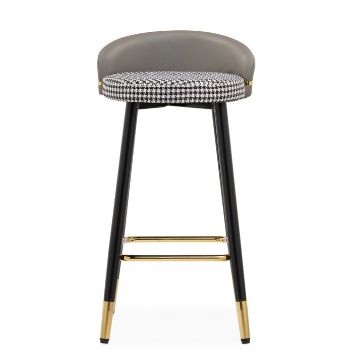 Полубарный стул Kardial серого цвета - купить Барные стулья по цене 6450.0