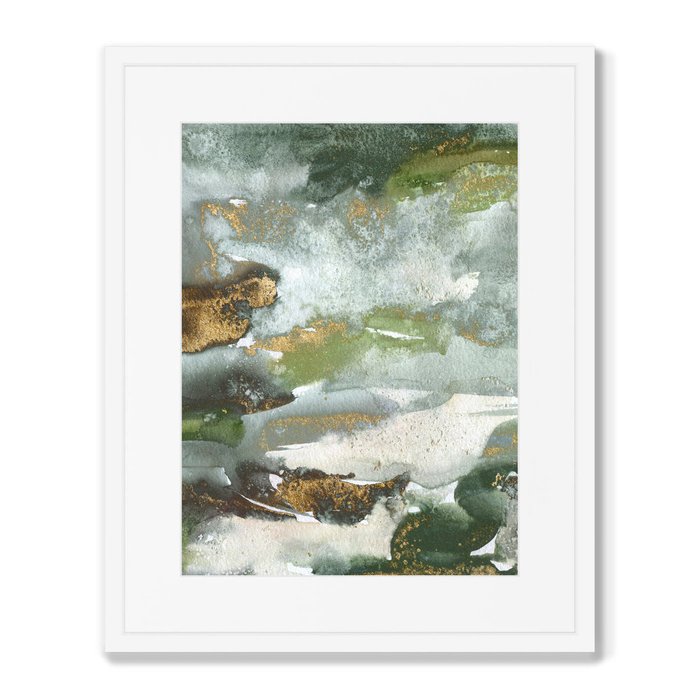 Набор из 2-х репродукций картин в раме Storm over the river - купить Картины по цене 16398.0