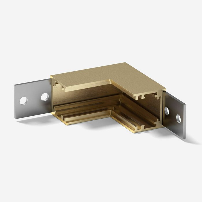 Brass Line Коннектор угловой внутренний для накладного шинопровода латунь 85225/00 Line Magnetic - купить Трековые светильники по цене 1080.0 Brass Line Коннектор угловой внутренний для накладного шинопровода латунь 85225/00 Line Magnetic - купить Трековые светильники по цене 1080.0