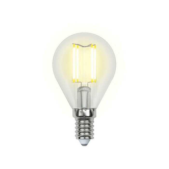 Лампа светодиодная филаментная (UL-00002870) Uniel E14 5W 4000K LED-G45-5W/NW/E14/CL/DIM GLA01TR Лампа светодиодная филаментная (UL-00002870) Uniel E14 5W 4000K LED-G45-5W/NW/E14/CL/DIM GLA01TR