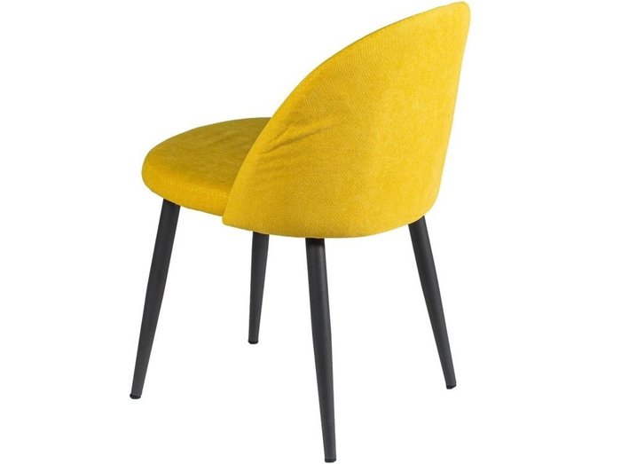 Стул Делтон желтого цвета - лучшие Обеденные стулья в INMYROOM