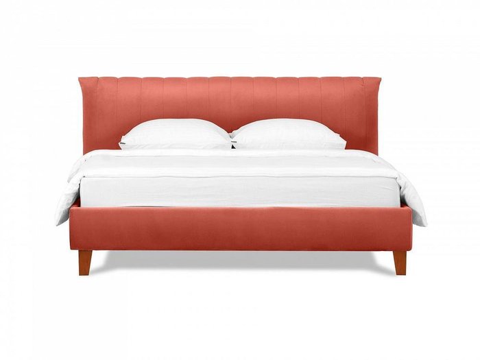 Кровать Queen Anastasia L 160х200 кораллового цвета - купить Кровати для спальни по цене 59760.0