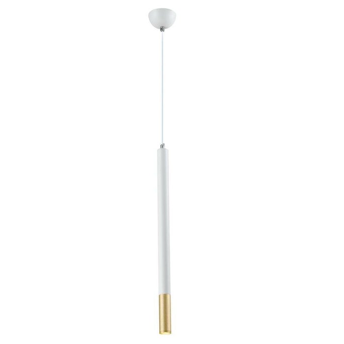 Светодиодный подвесной светильник Shumer бело-золотого цвета - лучшие Подвесные светильники в INMYROOM