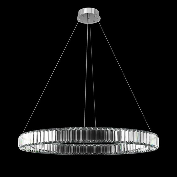 Подвесной светодиодный светильник Loft IT Crystal ring 10135/800 Chrome - купить Подвесные светильники по цене 46150.0