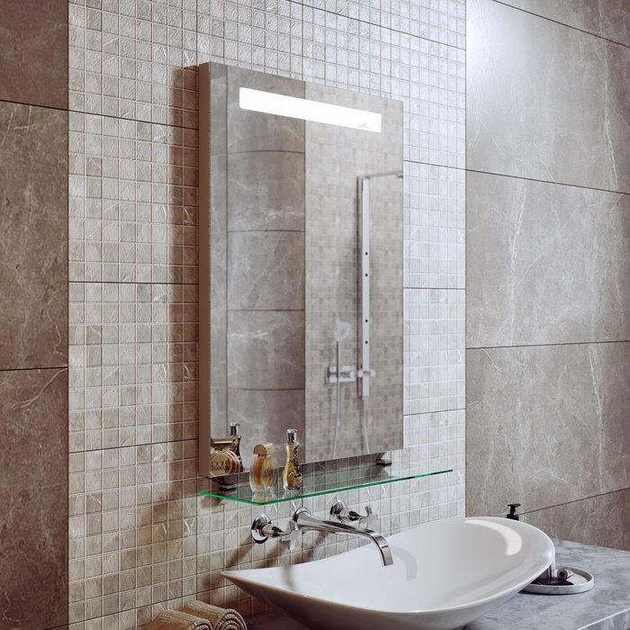 Настенное зеркало Neve 80х90 с подсветкой  - лучшие Настенные зеркала в INMYROOM