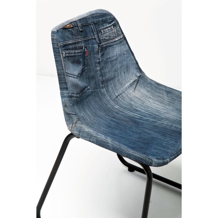 Стул Denim синего цвета - лучшие Обеденные стулья в INMYROOM