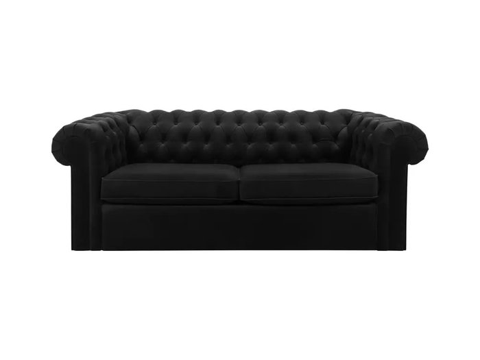 Диван Chesterfield черного цвета