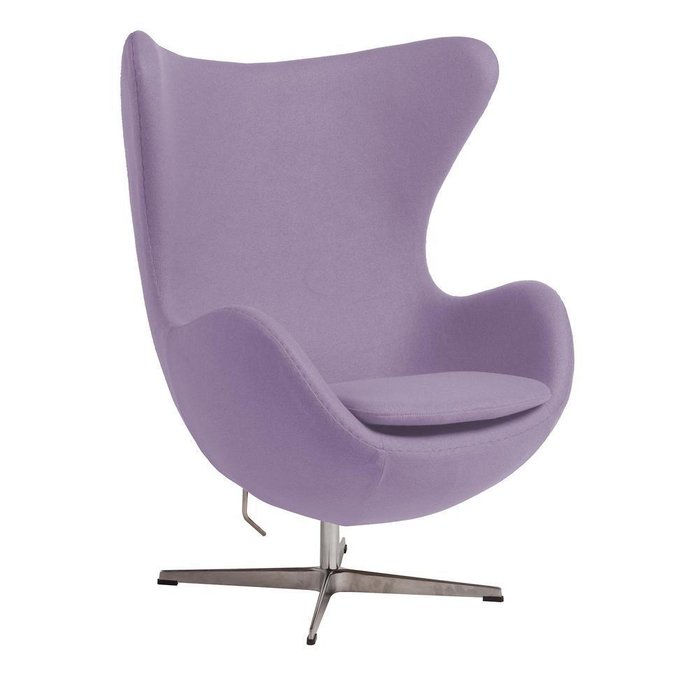 Кресло Egg Chair сиреневого цвета - купить Интерьерные кресла по цене 57800.0