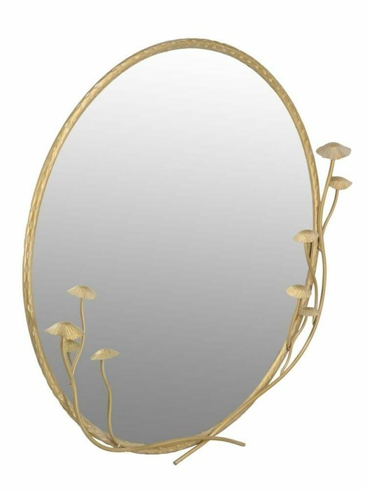 Настенное зеркало 85х90 золотого цвета - купить Настенные зеркала по цене 27800.0