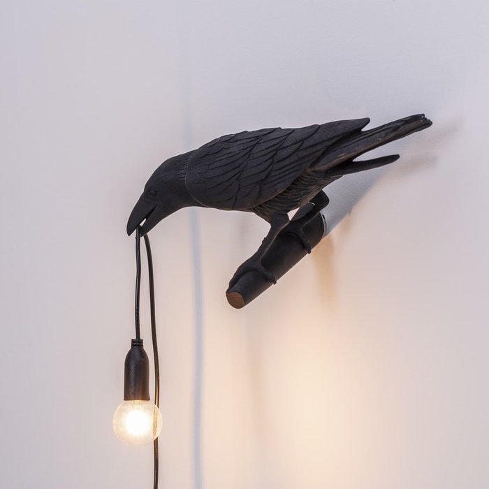 Настенный светильник Bird Black Looking - лучшие Бра и настенные светильники в INMYROOM