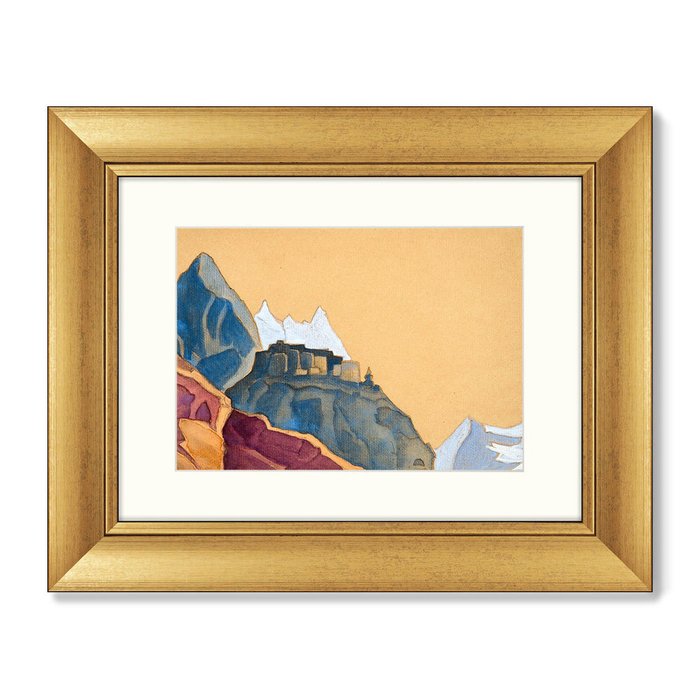 Репродукция картины Карданг 1933 г. в раме золотого цвета - купить Картины по цене 8199.0