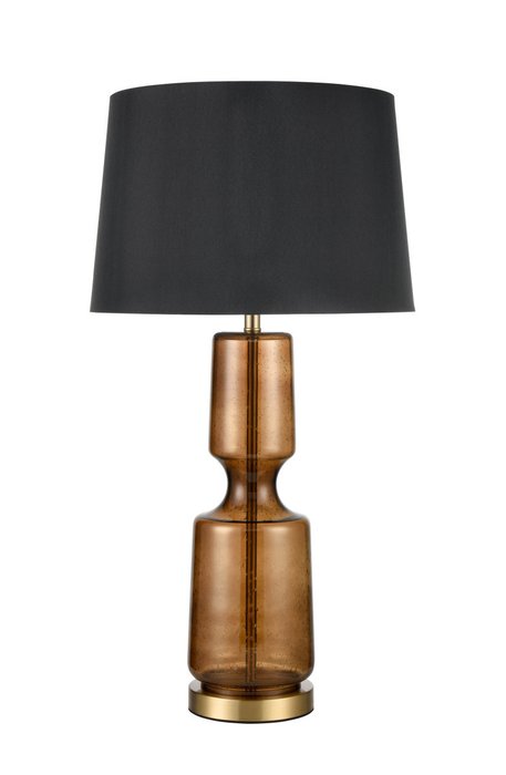 Настольная лампа Paradise черно-коричневого цвета - купить Настольные лампы по цене 12024.0