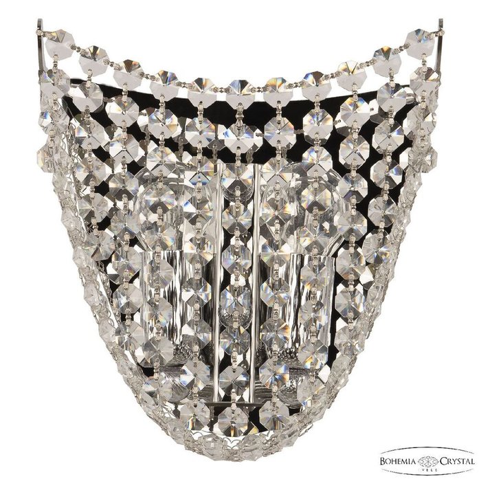 Настенный светильник 778B/19 Ni (хрусталь, цвет прозрачный)