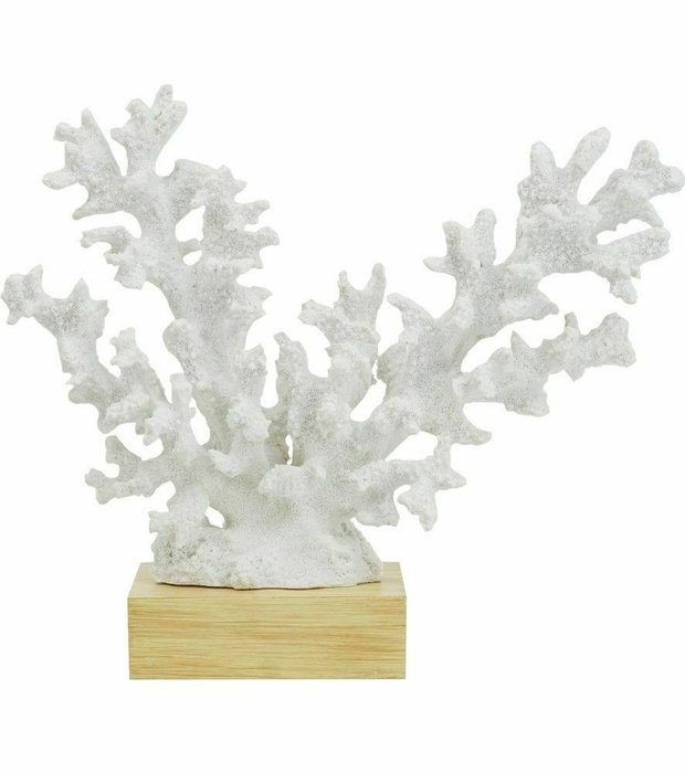 Декор настольный Коралл белого цвета - купить Фигуры и статуэтки по цене 7250.0