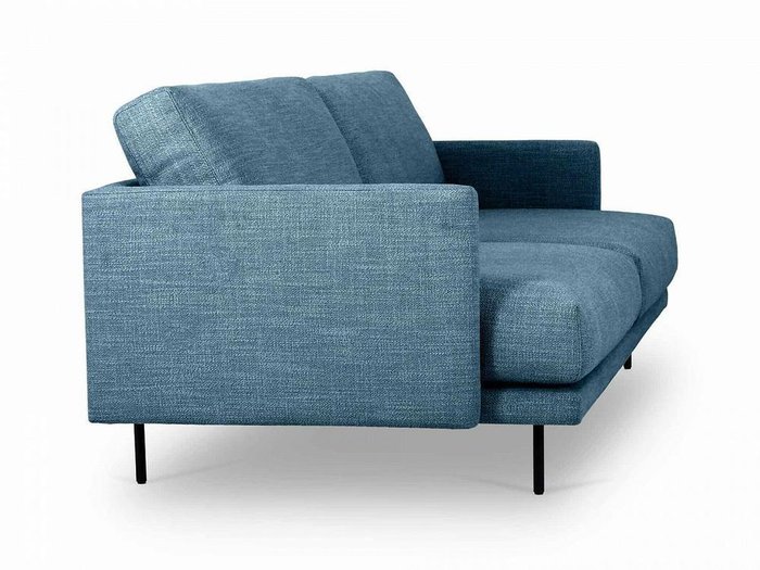 Диван Ricadi синего цвета - лучшие Прямые диваны в INMYROOM