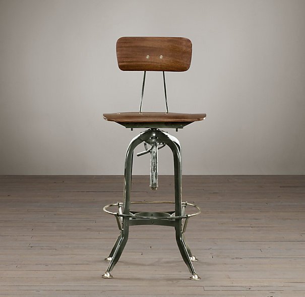 Барный стул Vintage Toledo antiqued green - купить Барные стулья по цене 53659 Барный стул Vintage Toledo antiqued green - купить Барные стулья по цене 53659