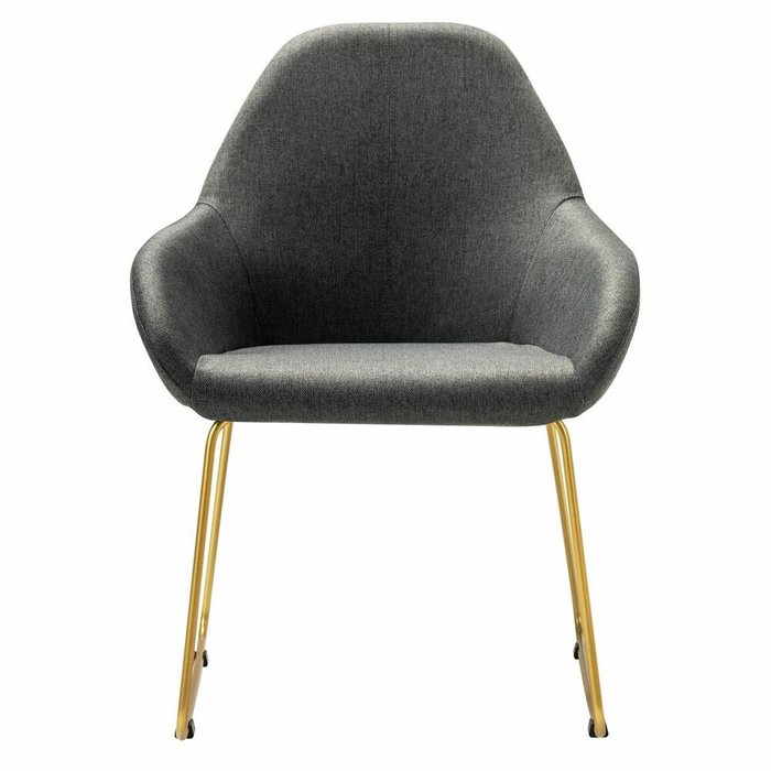 Стул-кресло Kent темно-серого цвета - купить Обеденные стулья по цене 11090.0