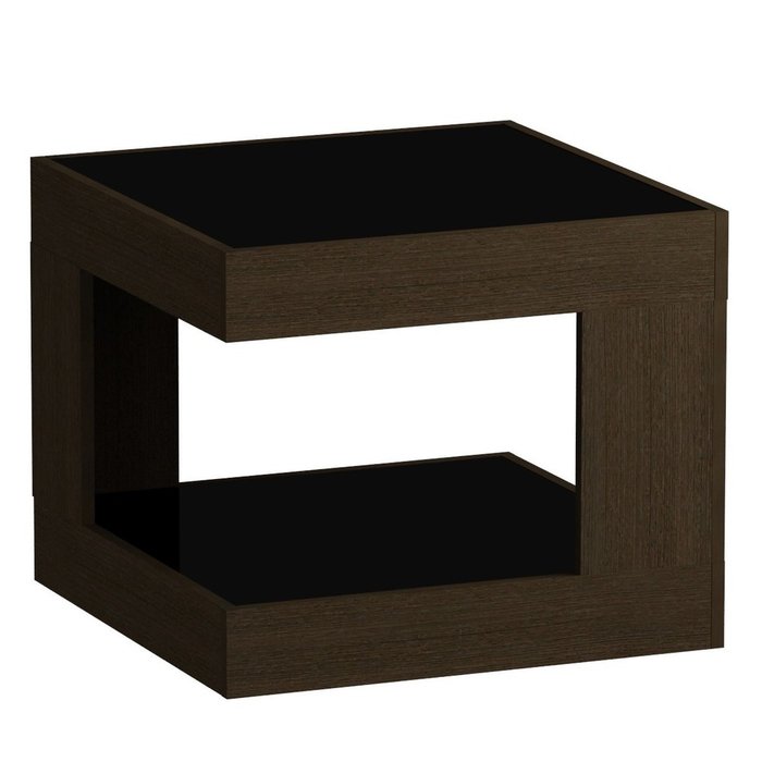 Кофейный стол черно-коричневого цвета