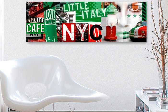 Репродукция Little Italy Urban Art - купить Картины по цене 1990 Репродукция Little Italy Urban Art - купить Картины по цене 1990