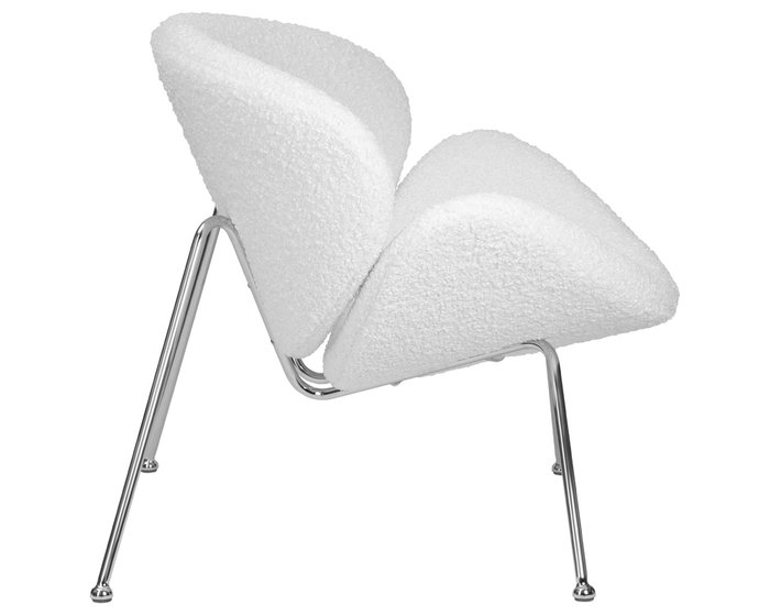 Кресло Emily белого цвета - лучшие Интерьерные кресла в INMYROOM