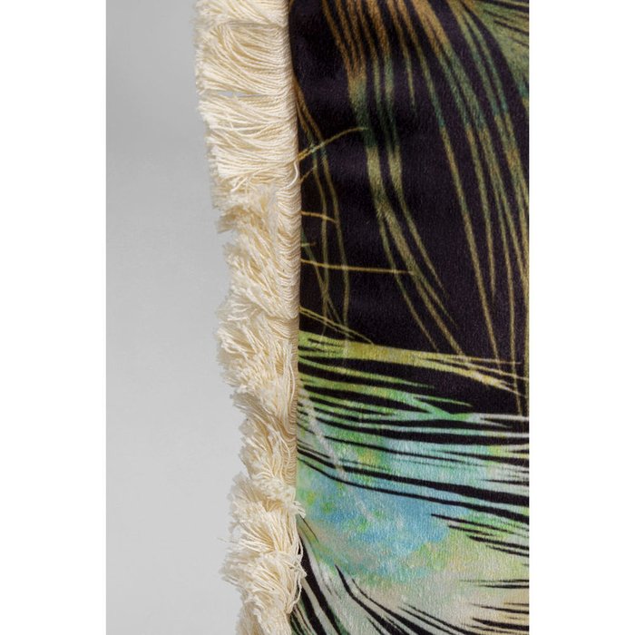Подушка Feathers черного цвета - лучшие Декоративные подушки в INMYROOM