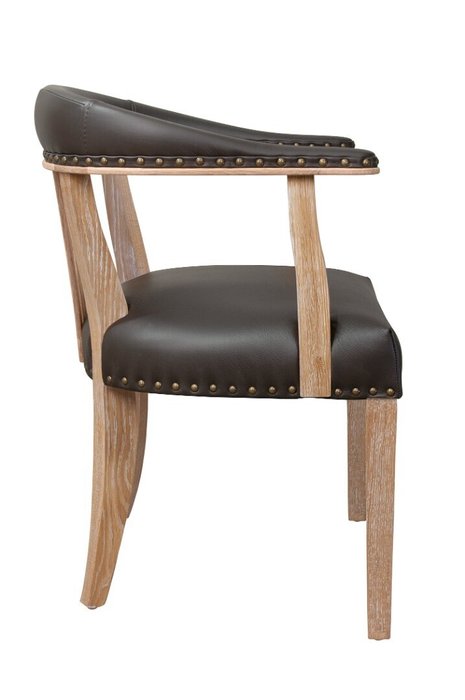 Стул в стиле ретро Tanner Genuine Brown Leather - лучшие Обеденные стулья в INMYROOM Стул в стиле ретро Tanner Genuine Brown Leather - лучшие Обеденные стулья в INMYROOM