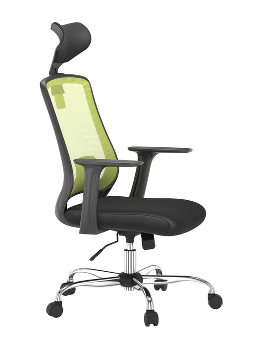 Офисное кресло Assessment black/green черно-зеленого цвета - лучшие Офисные кресла в INMYROOM