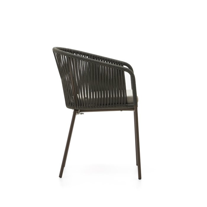 Стул Yanet серо-зеленого цвета - купить Садовые стулья по цене 29990.0