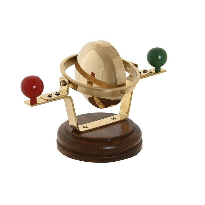Декоративная фигура Компас 17 x 8 x 9 cm Позолоченный Vintage - лучшие Фигуры и статуэтки в INMYROOM