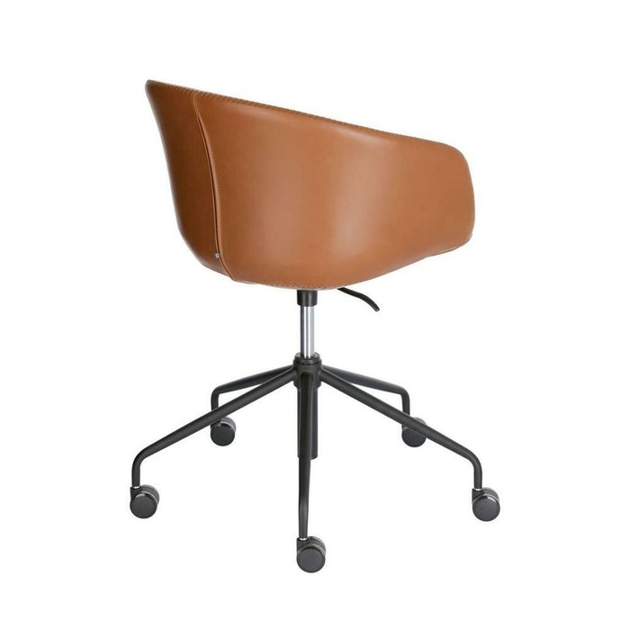Офисное кресло Yvette коричневого цвета - лучшие Офисные кресла в INMYROOM