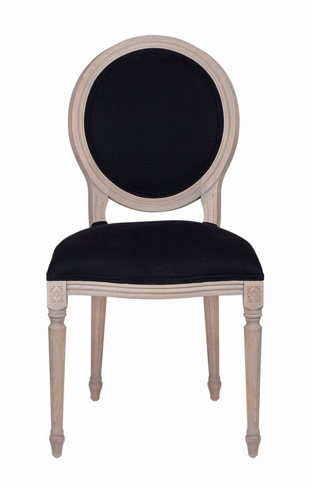 Стул Delo в обивке из черного льна - купить Обеденные стулья по цене 23800.0