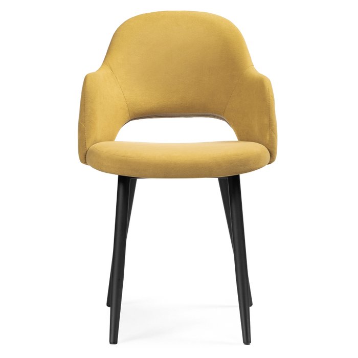 Стул Гутрид горчичного цвета - лучшие Обеденные стулья в INMYROOM