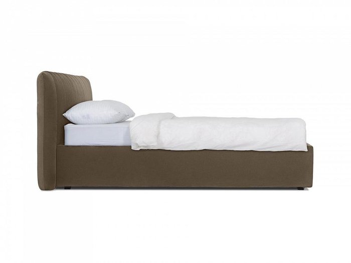 Кровать Queen Anastasia Lux коричневого цвета 160х200 с подъемным механизмом - лучшие Кровати для спальни в INMYROOM