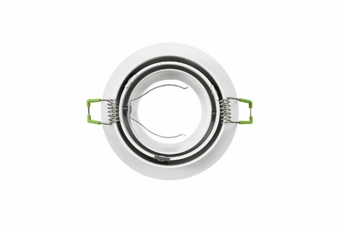 Встраиваемый светильник Rossari LTP-D012R-01GU10-W (алюминий, цвет белый) - купить Встраиваемые споты по цене 880.0