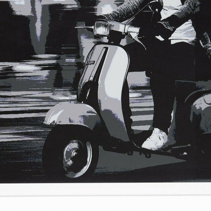 Картина Белый Чёрный Зеленый Vespa 103 x 6 x 83 cm - лучшие Картины в INMYROOM